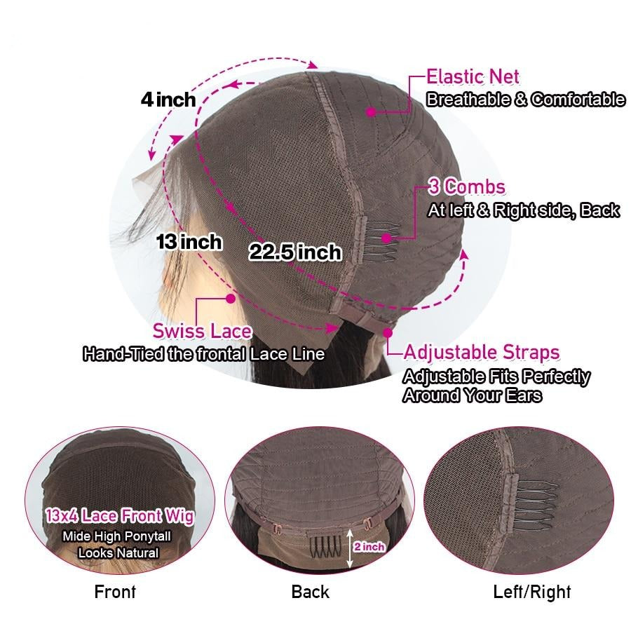 13x6 human hair wig