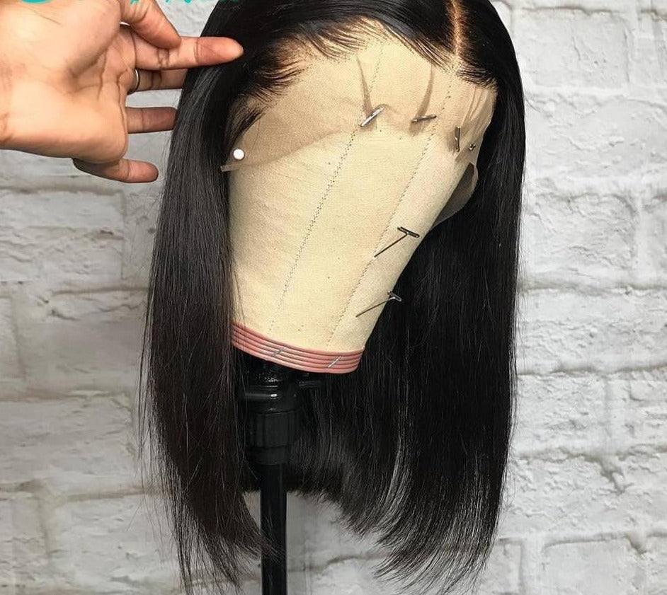 Bob Short Lace Front Brazilian Human Wig