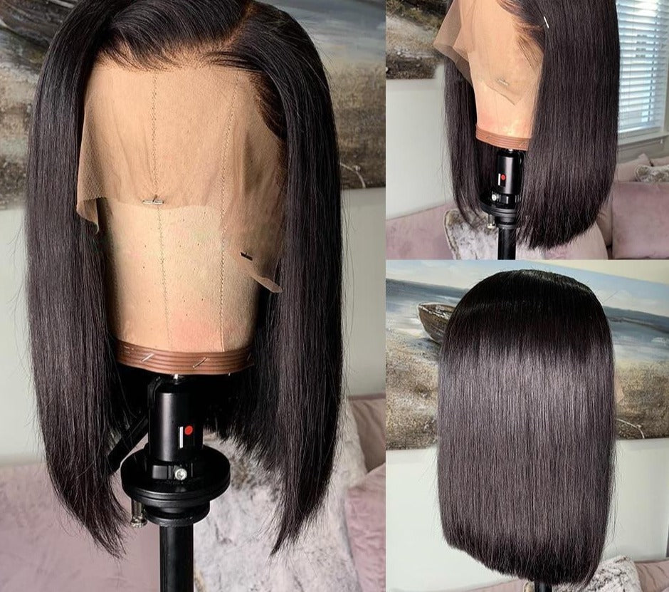 Bob Short Lace Front Brazilian Human Wig