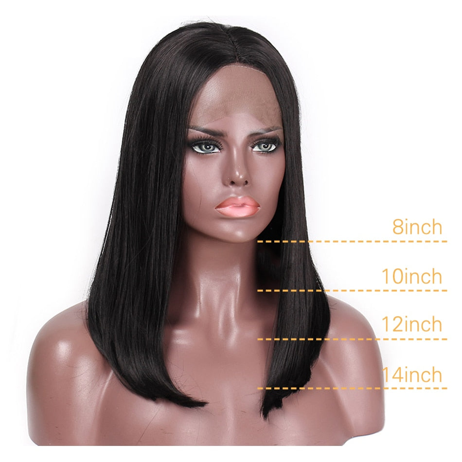 Short BOB Brazilian Remy Straight Human Hair Wig