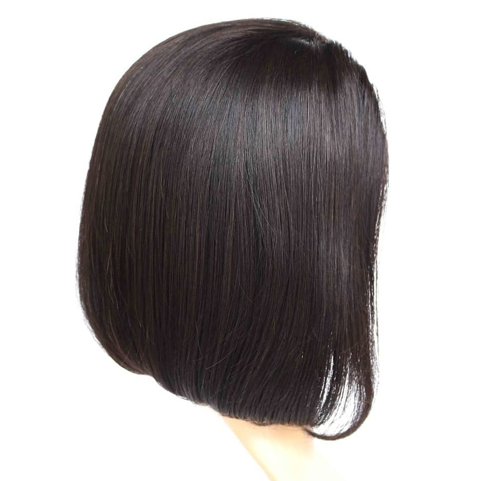 Short BOB Brazilian Remy Straight Human Hair Wig