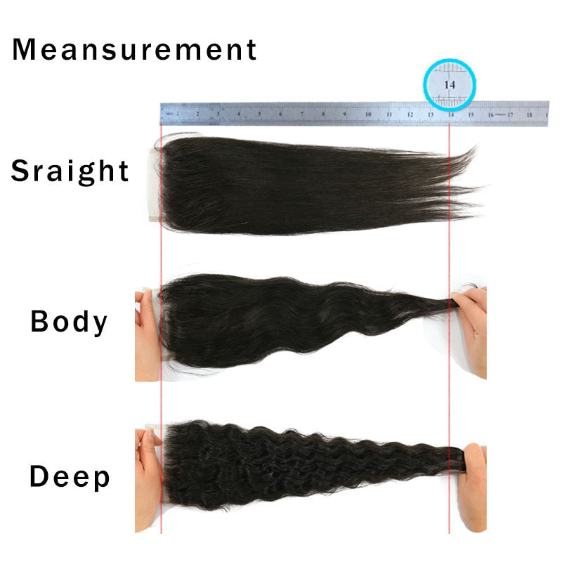 5x5 HD Lace Closure Straight Lace Frontal Human Hair Wigs