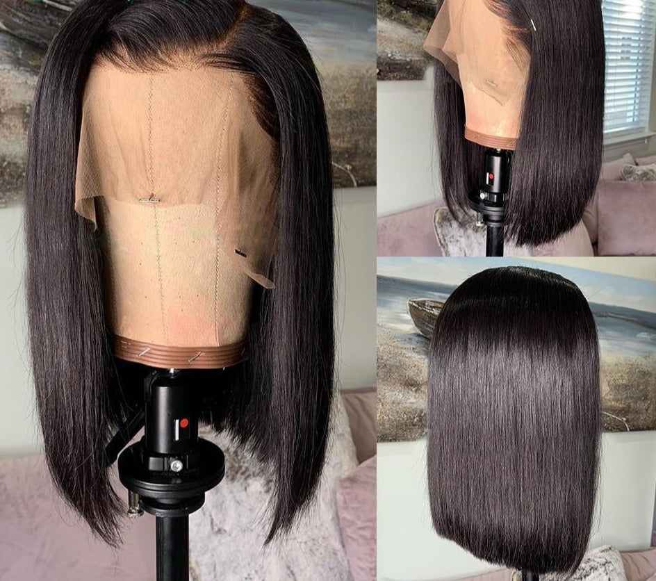 Bob Short Lace Front Brazilian Human Wig