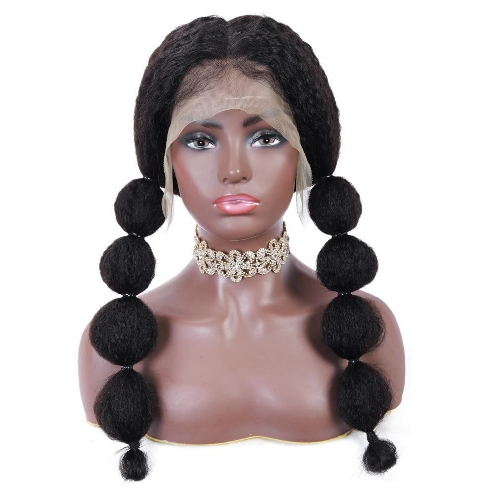 13x4 Brazilian Kinky Straight Human Hair Lace Frontal Wig|360 Wig