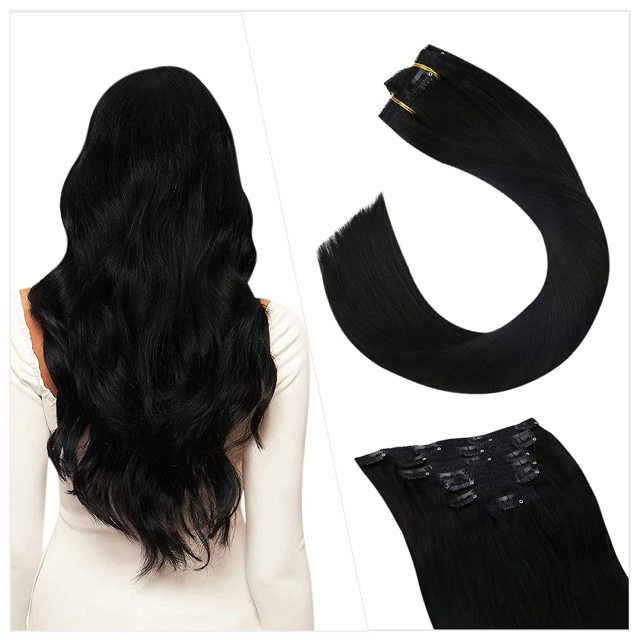 Clip in Human Hair Extensions Full Head 100g | 7 Pieces 100g/7Pcs Set