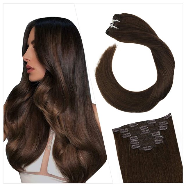 Clip in Human Hair Extensions Full Head 100g | 7 Pieces 100g/7Pcs Set