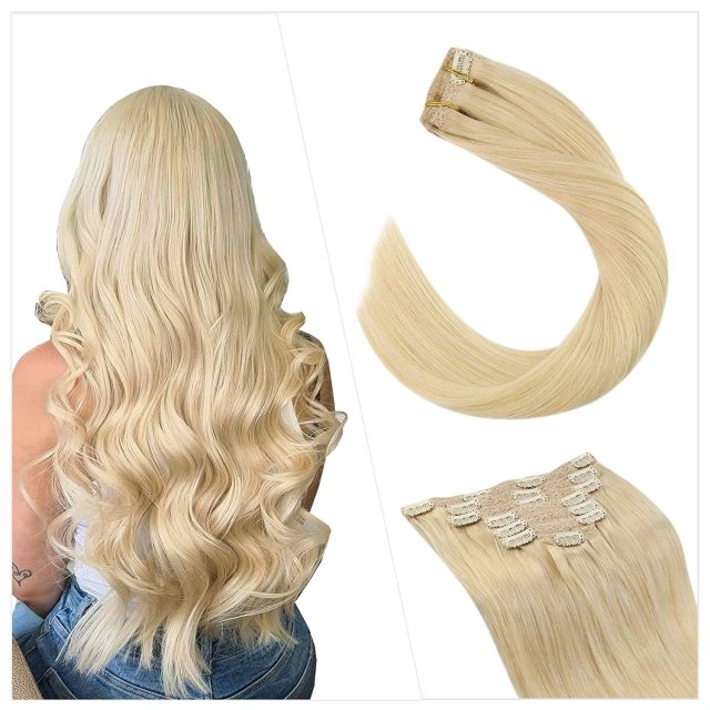 Clip in Human Hair Extensions Full Head 100g | 7 Pieces 100g/7Pcs Set