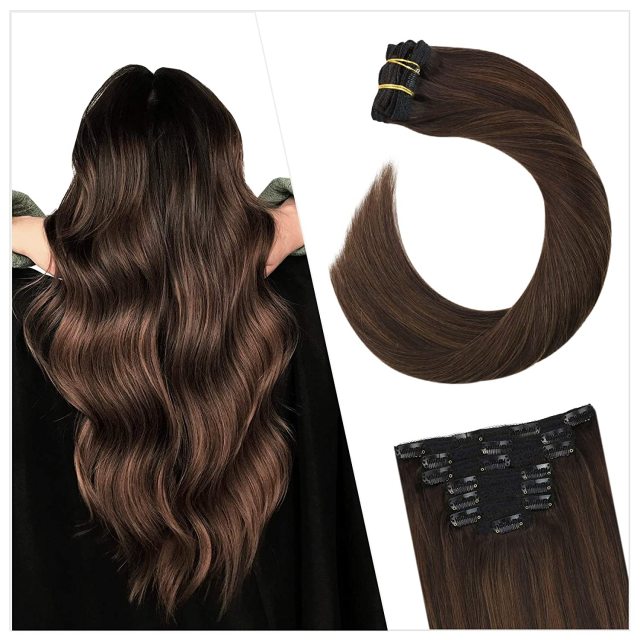 Clip in Human Hair Extensions Full Head 100g | 7 Pieces 100g/7Pcs Set