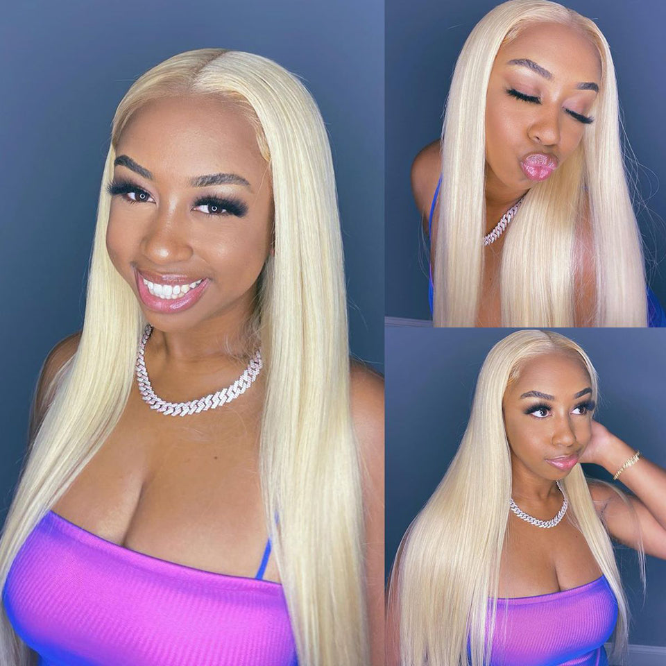 30 Inch Natural Black Human Hair Lace Front Wig