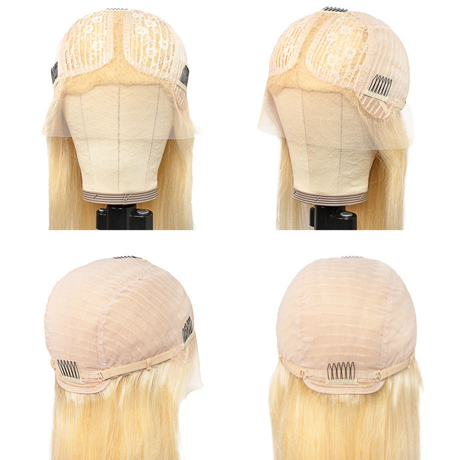 30 Inch Natural Black Human Hair Lace Front Wig