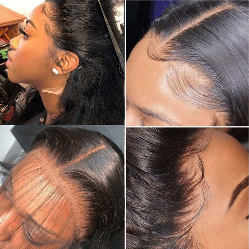 40inch Long Straight 13x4 Hd Lace Front Brazilian Human Hair Wig|250 Density