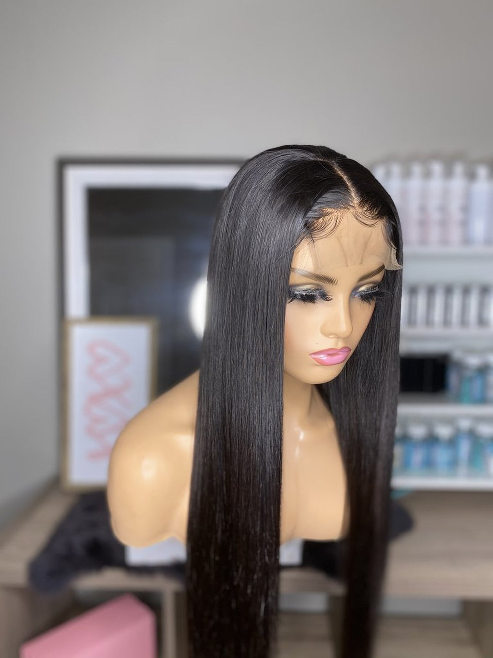 13x6 Hd Lace Frontal Human Hair Wig | 30inch Straight 5x5 Closure Wig