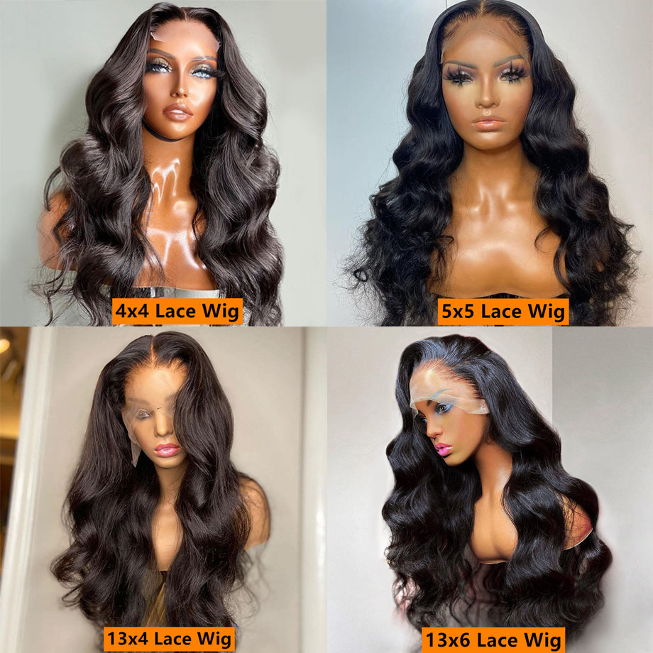 30inch 40inch Body Wave 13x6 HD Lace Frontal Human Hair Wigs