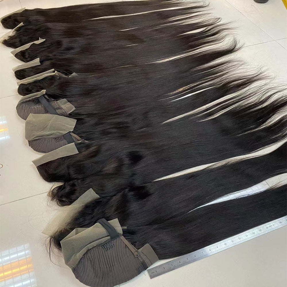 Long Straight 13x4 Lace Front Brazilian Human Hair Wigs 30-40 inch