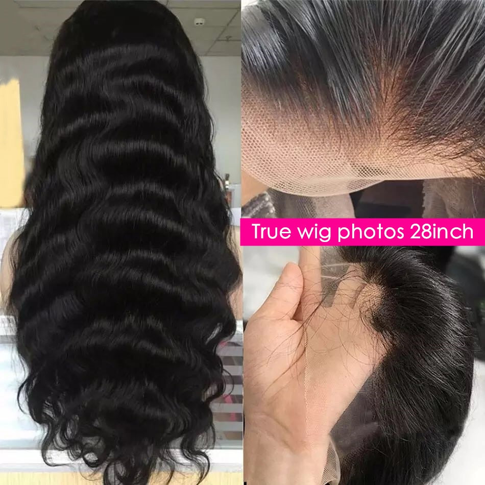 13X4 Body Wave Transparent Lace Frontal Human Hair Wigs
