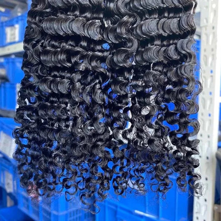 Afro Kinky Curly Clip In Brazilian Human Hair 3B 3C Extensions