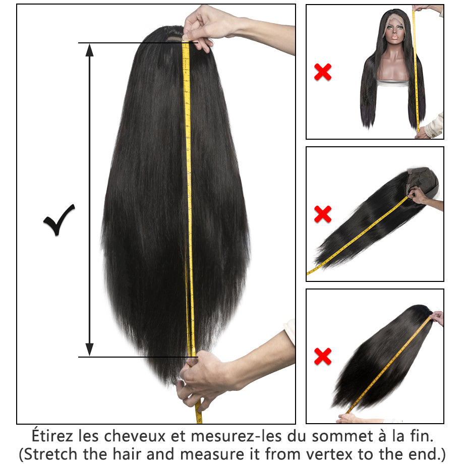 40inch Long Straight 13x4 Hd Lace Front Brazilian Human Hair Wig|250 Density
