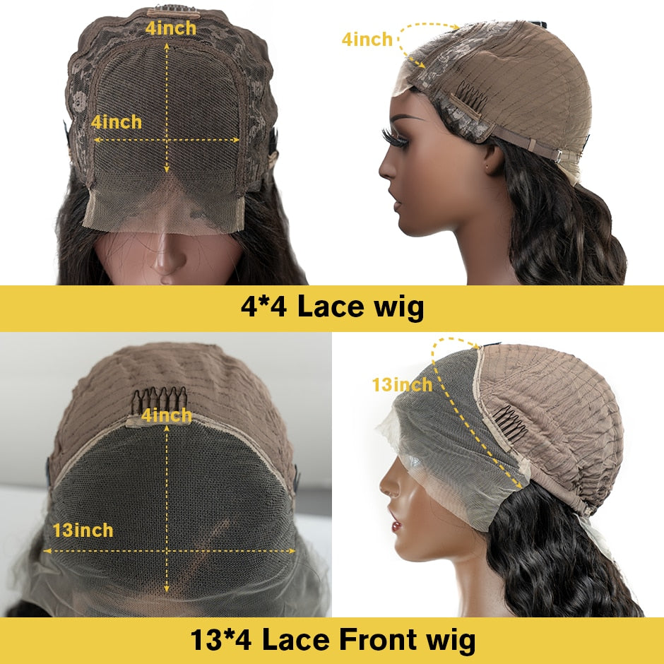 13x6 13x4 Short Straight Bob HD Lace Front Human Hair Wigs for Women DragQueen