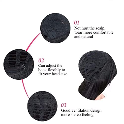 Long Black and Red Body Wavy Wig - Stunning & Stylish-Lolita Anime Wig