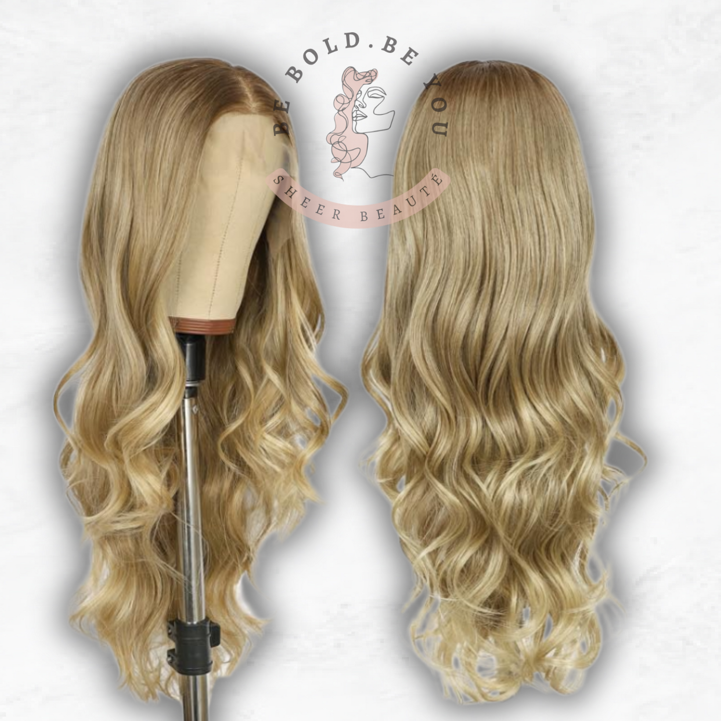Long Wavy Lace Front Wig – Synthetic Wig
