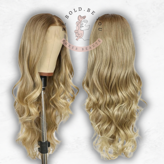 Long Wavy Lace Front Wig – Synthetic Wig