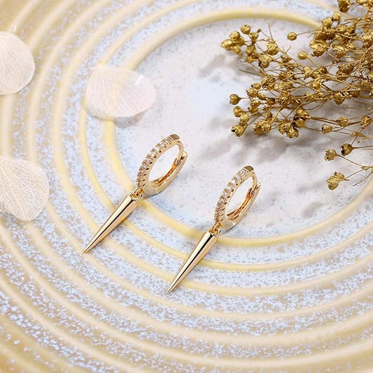 14K gold plated with 925 sterling silver post
