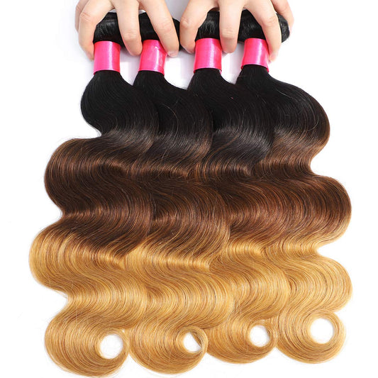 Ombre Body Wave Hair Brazilian Body Wave Weave Bundle
