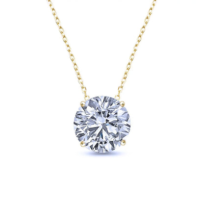 18K Rose Gold 1-Karat Solitaire Pendant Necklace