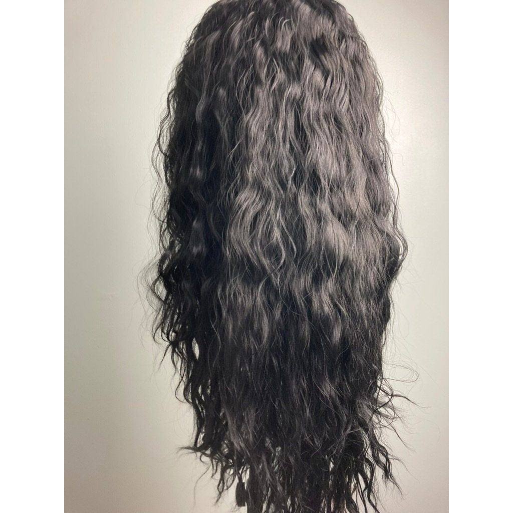 Long Afro Wigs,Black Wig,Black Curly Wigs ,Kinky Curly Lace Front Wig,Long Black Hair Wig -Wigs For Women,Loose Wave Wigs,Drag Wig,