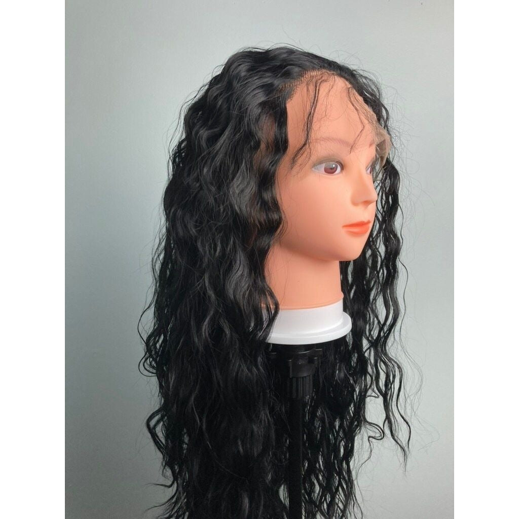 Long Afro Wigs,Black Wig,Black Curly Wigs ,Kinky Curly Lace Front Wig,Long Black Hair Wig -Wigs For Women,Loose Wave Wigs,Drag Wig,