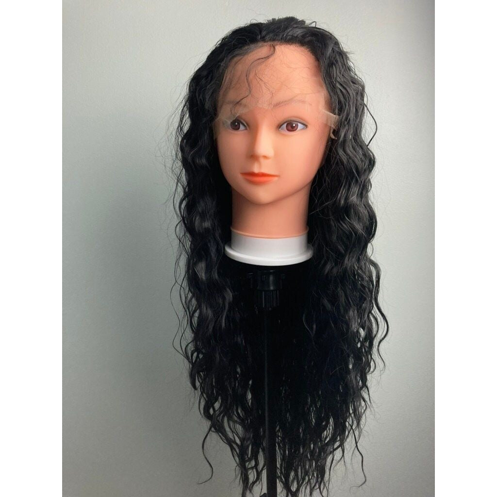 Long Afro Wigs,Black Wig,Black Curly Wigs ,Kinky Curly Lace Front Wig,Long Black Hair Wig -Wigs For Women,Loose Wave Wigs,Drag Wig,