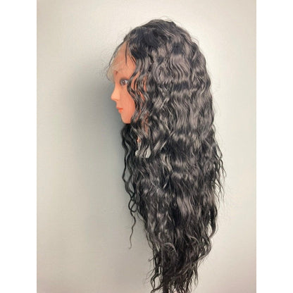 Long Afro Wigs,Black Wig,Black Curly Wigs ,Kinky Curly Lace Front Wig,Long Black Hair Wig -Wigs For Women,Loose Wave Wigs,Drag Wig,