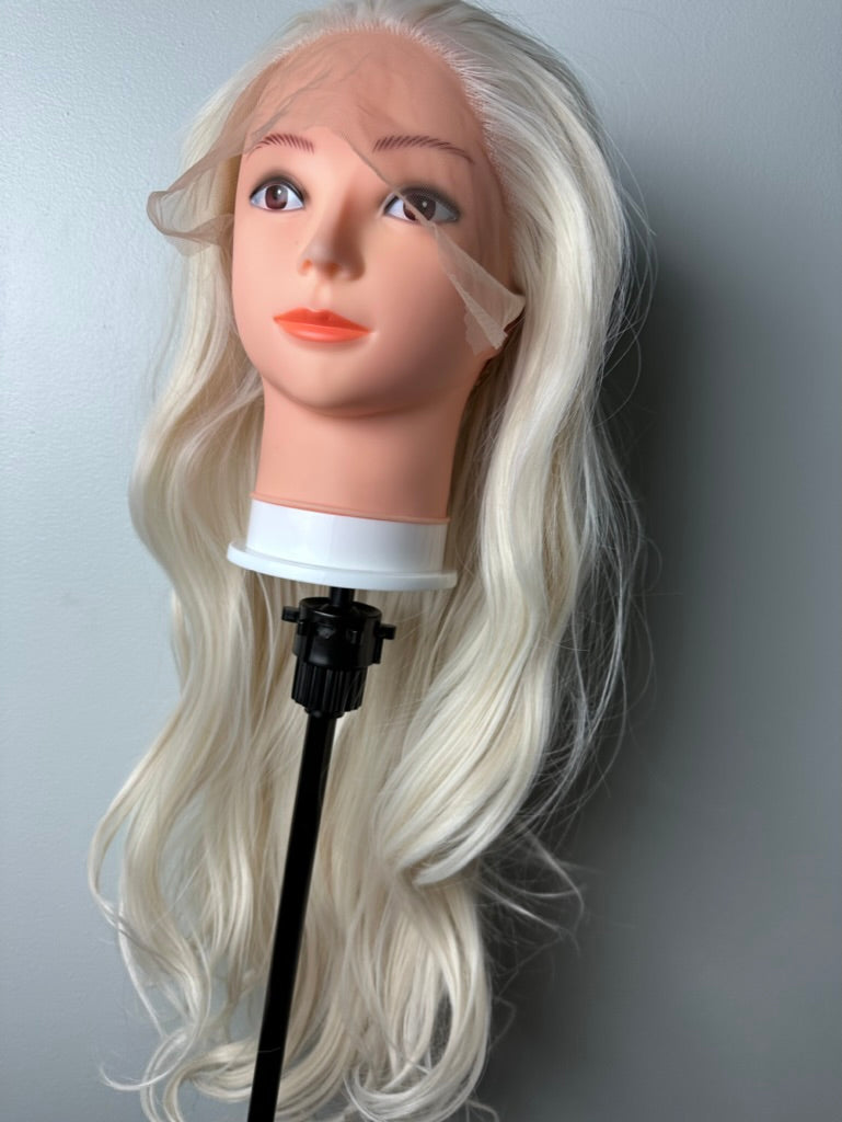 Platinum Blonde WigWhite Blonde Lace Front Wig