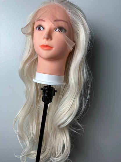 Platinum Blonde WigWhite Blonde Lace Front Wig