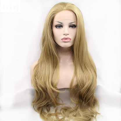 Ash Blonde Lace Front Wig-Synthetic