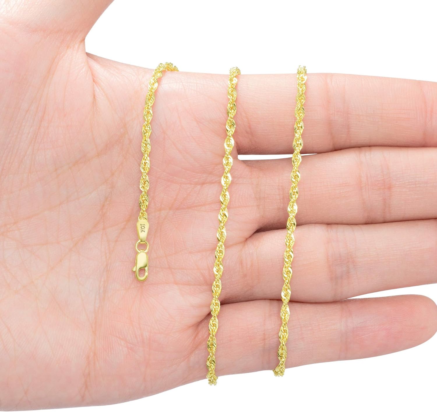  Diamond Cut Pendant Necklace