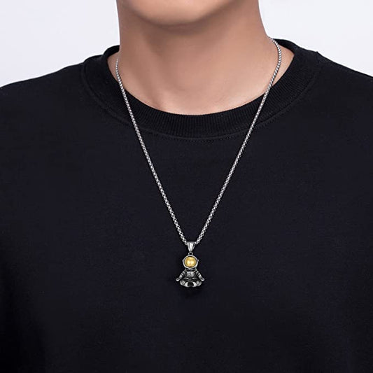 Men's Vintage Gothic Pendant Necklace Steampunk Punk