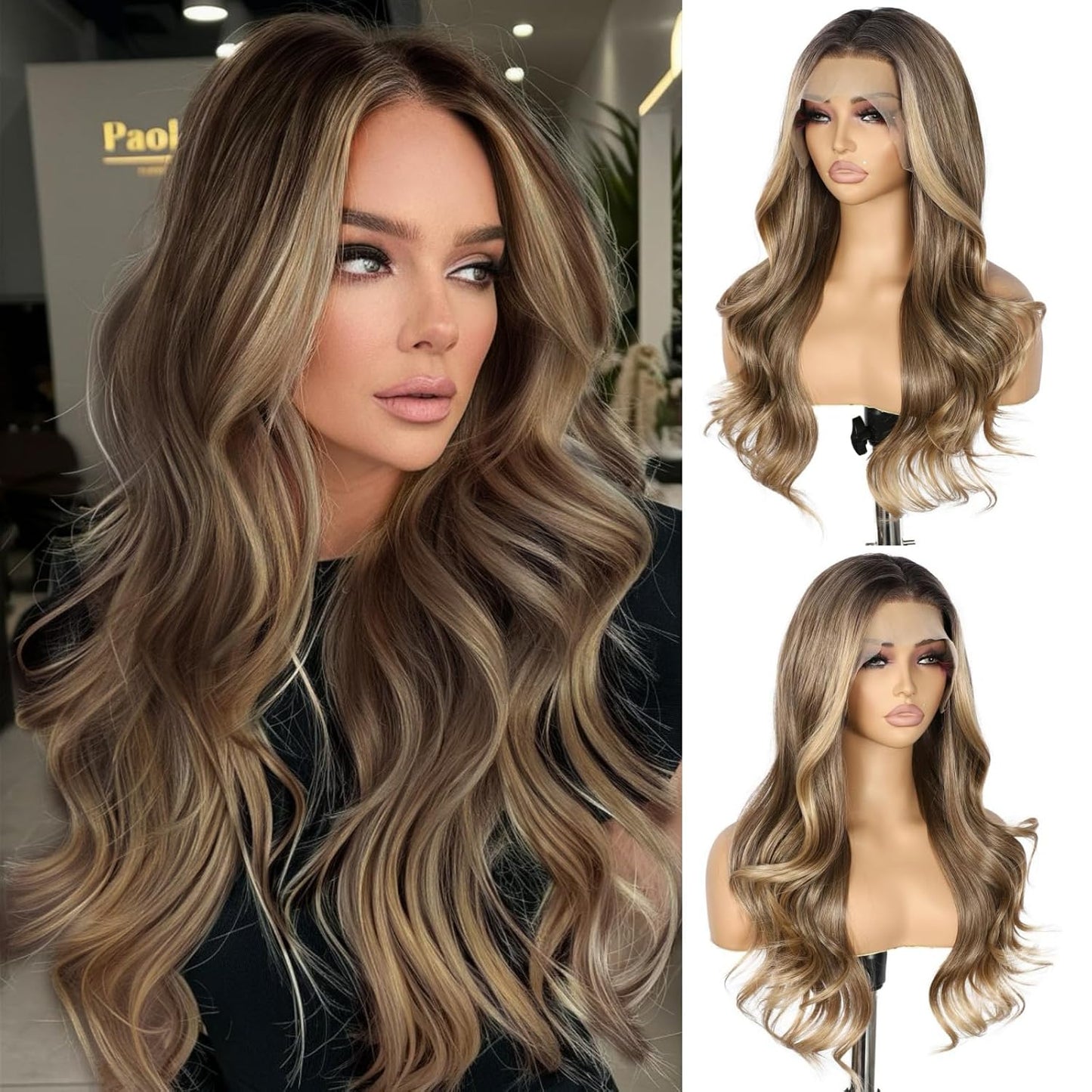 0highlight lace front wig
wavy synthetic lace front wig
heat resistant lace front wig
pre-plucked lace wig with baby hair
highlight brown curly wig
ombre blonde lace front wig
natural wave synthetic wig,blonde highlight wigs,wigs for white women,ombre brown wigs,black women hair wigs