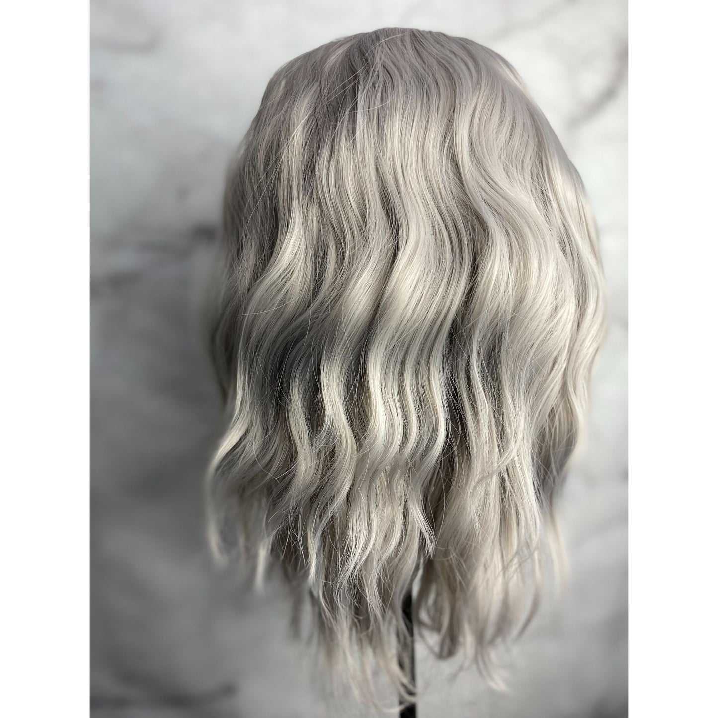 Silver ,Grey Wig,Short Gray Lace Front Wig