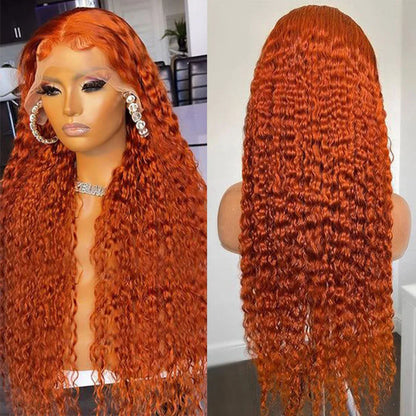 Ginger Copper Human Hair Wig – HD Lace