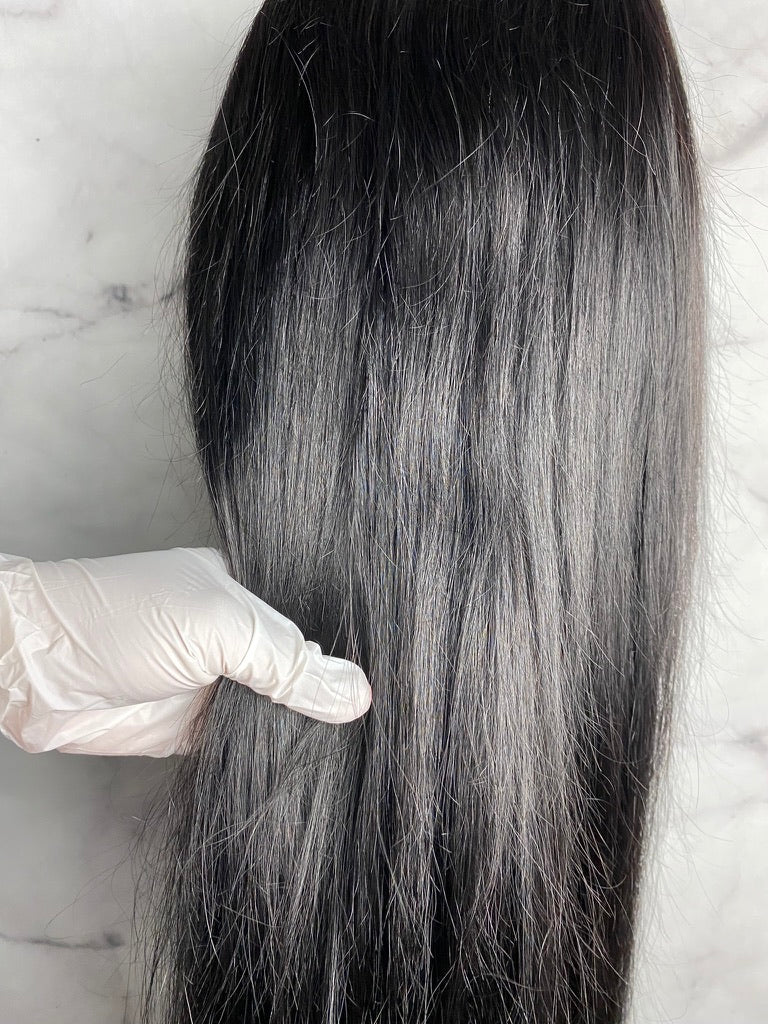 13x6 30 Inch Straight Human Hair HD Lace Front Wigs