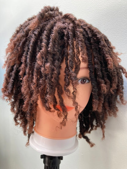Ombre Brown Twist Dreadlock Wigs