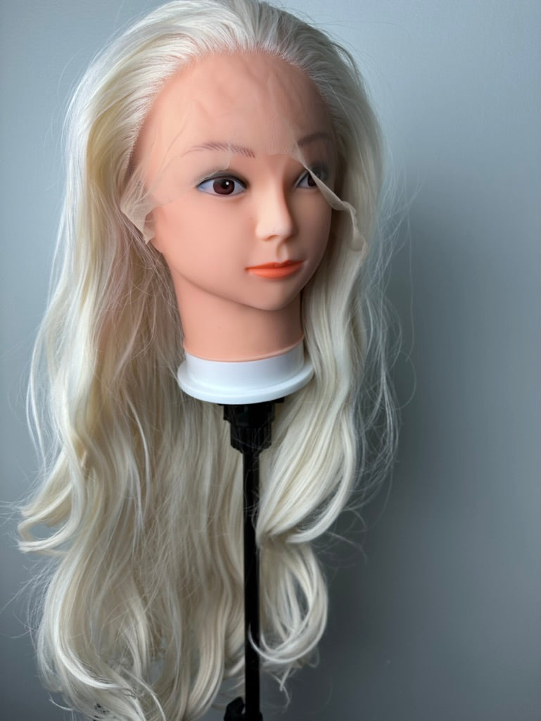 Platinum Blonde WigWhite Blonde Lace Front Wig
