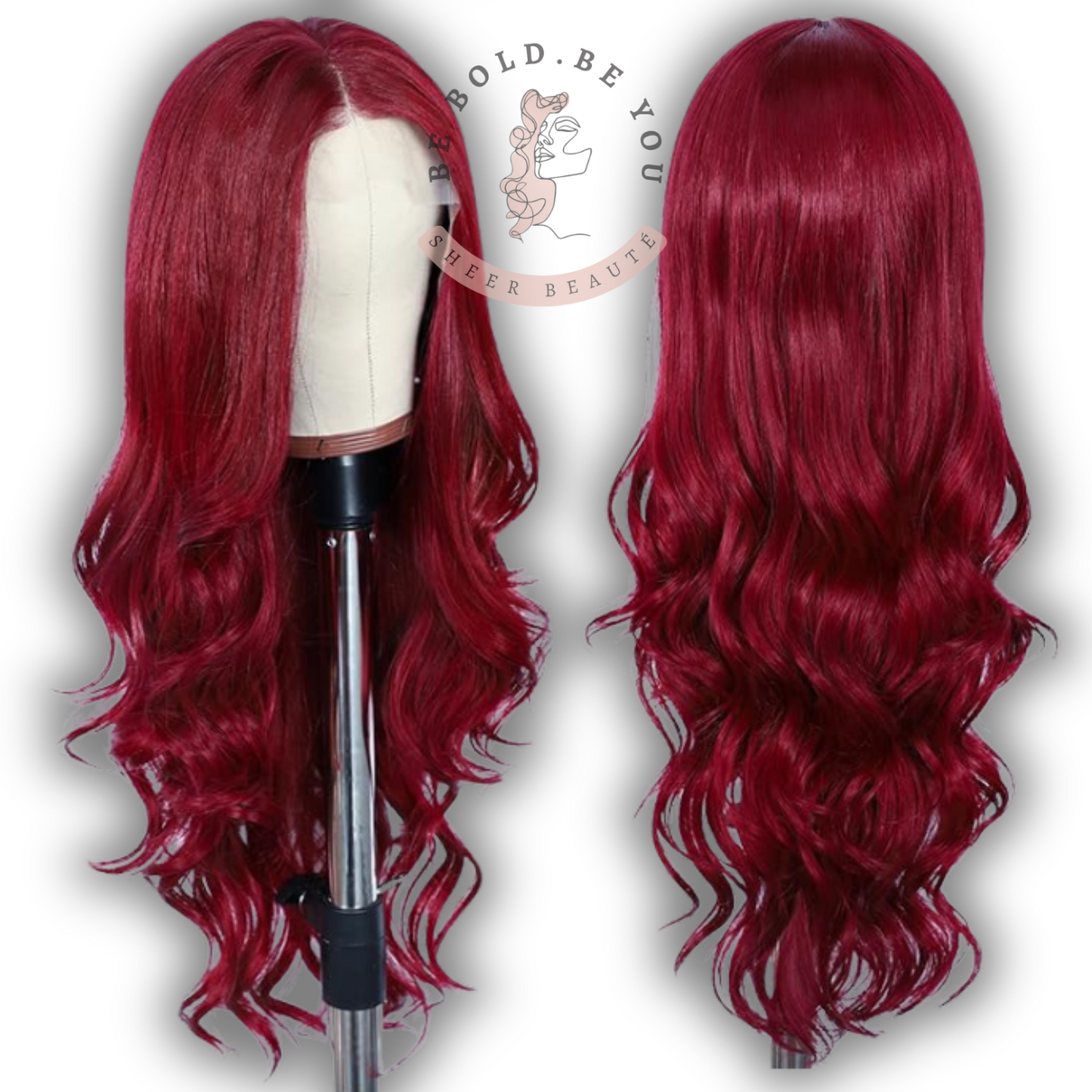Long Wavy Lace Front Wig – Synthetic Wig