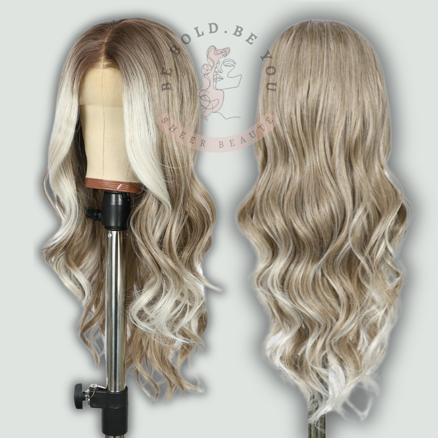 Long Wavy Lace Front Wig – Synthetic Wig