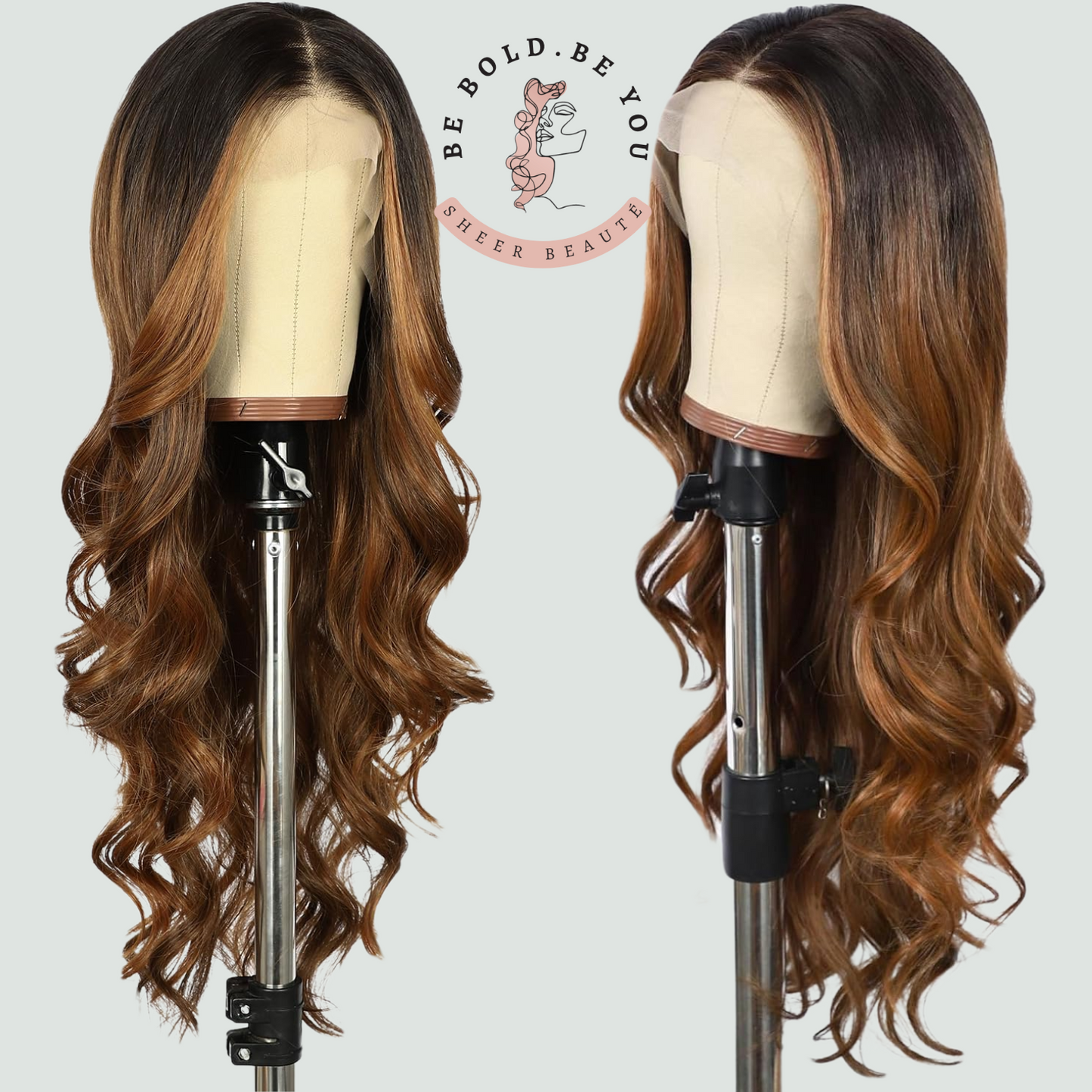 Long Wavy Lace Front Wig – Synthetic Wig