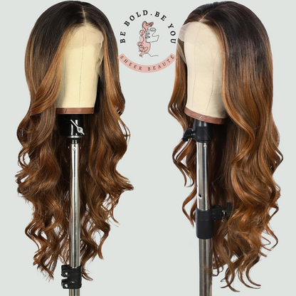 Long Wavy Lace Front Wig – Synthetic Wig