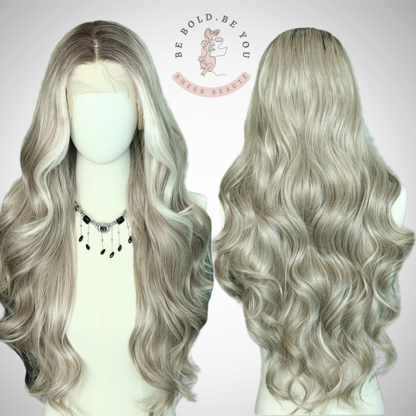 Long Wavy Lace Front Wig – Synthetic Wig