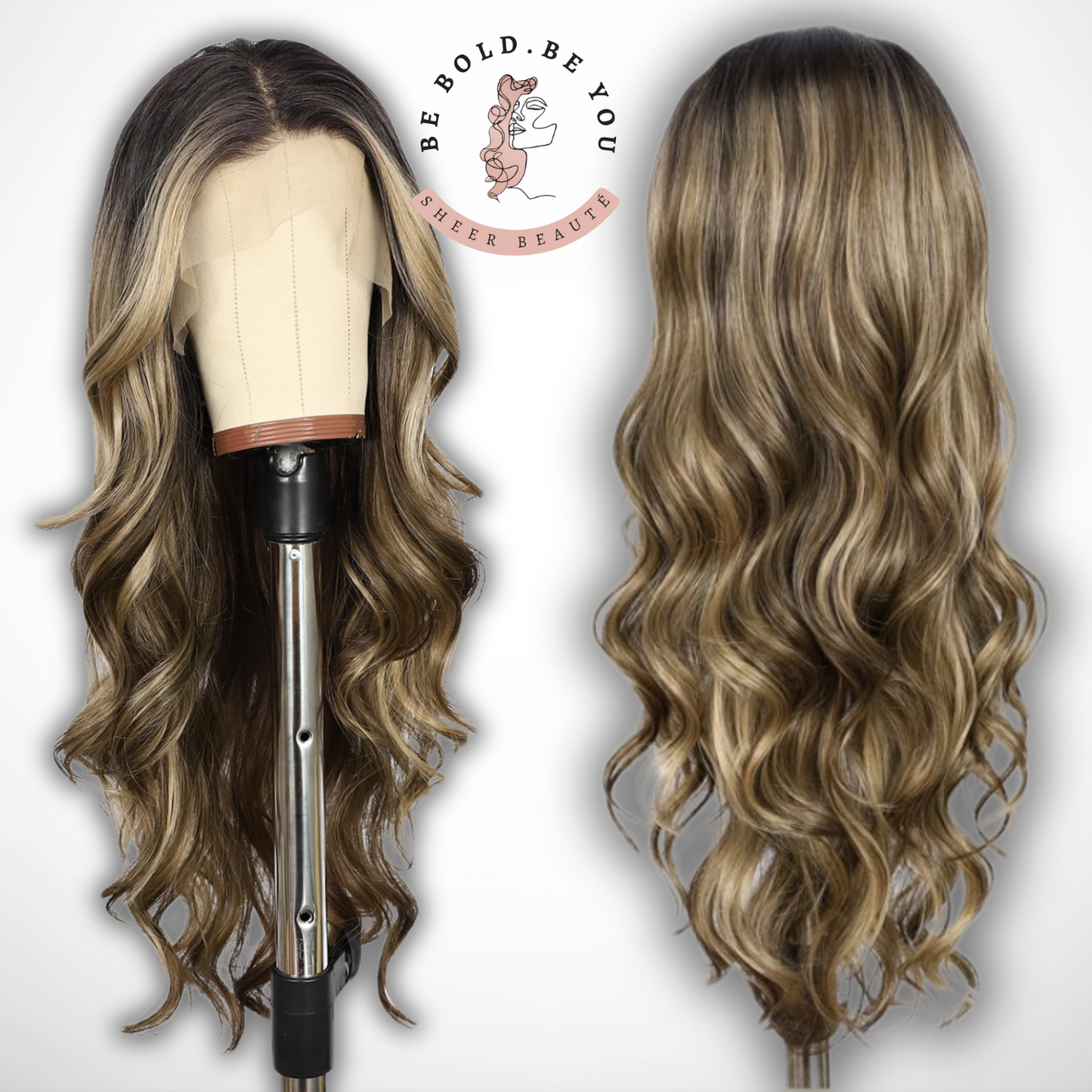 Long Wavy Lace Front Wig – Synthetic Wig