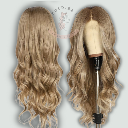 Long Wavy Lace Front Wig – Synthetic Wig
